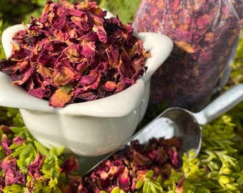 1oz Dried Rose Petals