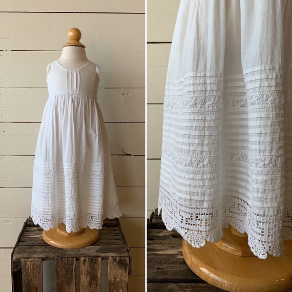Edwardian Christening Gown | 1880s Cotton Dress |
