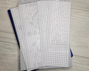 A5 Journal Grid Guide with and without spacing - Print Your Own