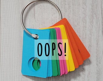 OOPS! 50 Large Assorted Rectangular Floss Drops | Thread Drops | Cross Stitch