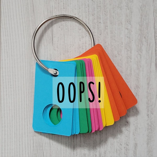 OOPS! 50 Large Assorted Rectangular Floss Drops | Thread Drops | Cross Stitch