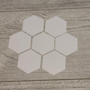 50 découpes hexagonales | 1 pouce de côté | Matelassage | Rassemblement en papier