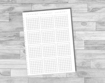 Blank Calendar Grids for Journals | Print Your Own