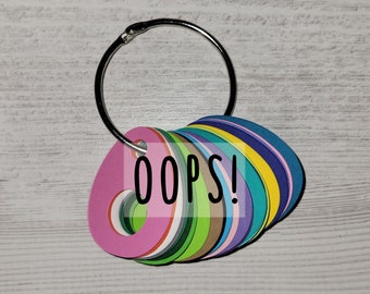 OOPS! 50 Small Assorted Tear Floss Drops | Thread Drops | Cross Stitch