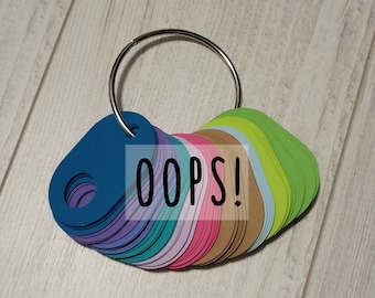 OOPS! 50 Large Assorted Rounded Floss Drops | Thread Drops | Cross Stitch