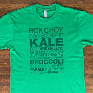 Kale Spinach Collards Chard Lovers Text T-Shirt Kale Spinach Collards Chard Lovers Text T-Shirt
