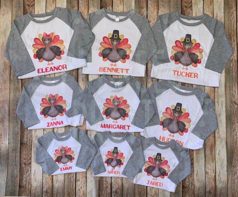 Personalized Thanksgiving Shirt Kids Thanksgiving Shirt Etsy