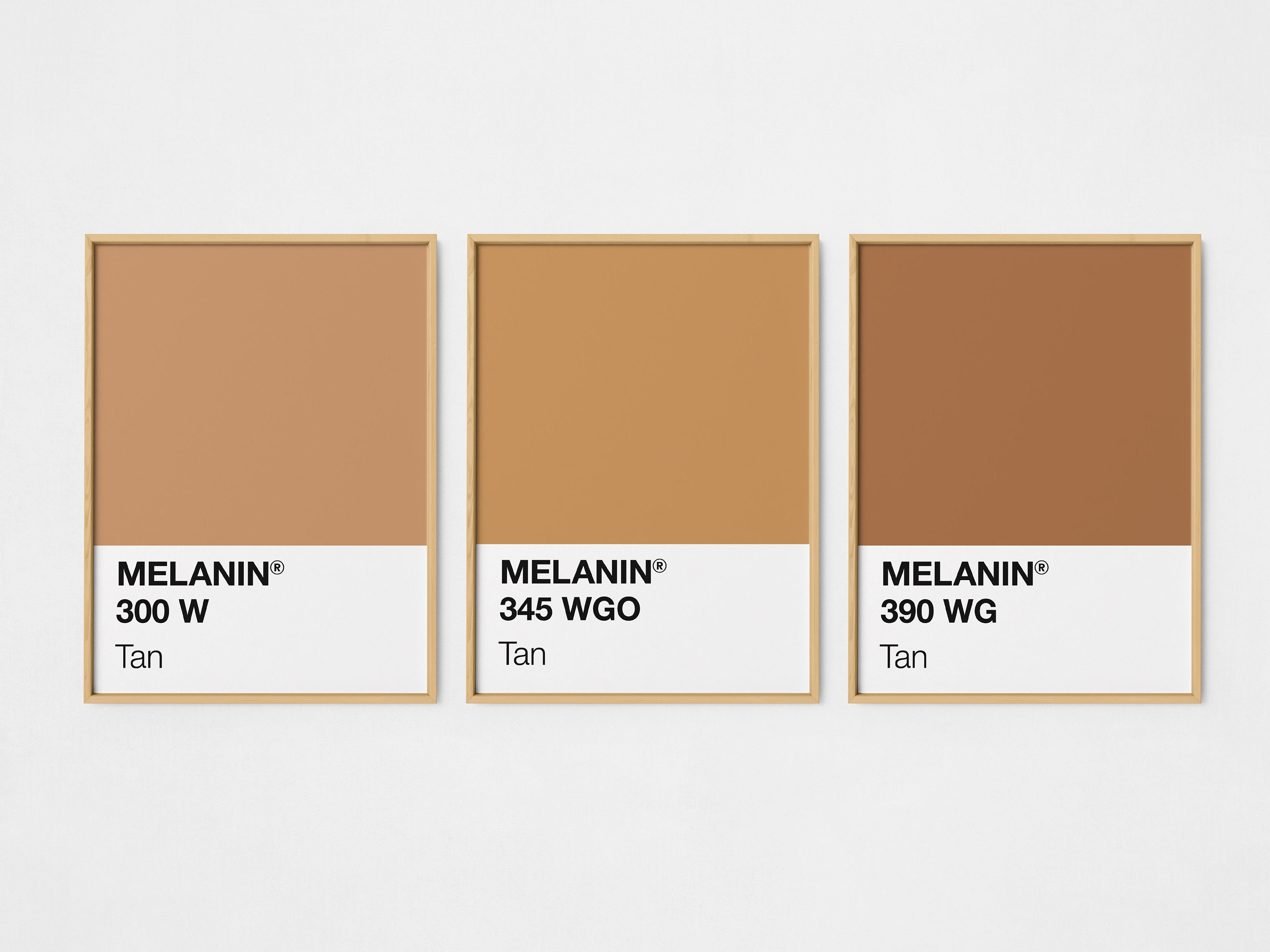 Melanin Chip Trio Tan Instant Download Pantone Swatch Style - Etsy Australia
