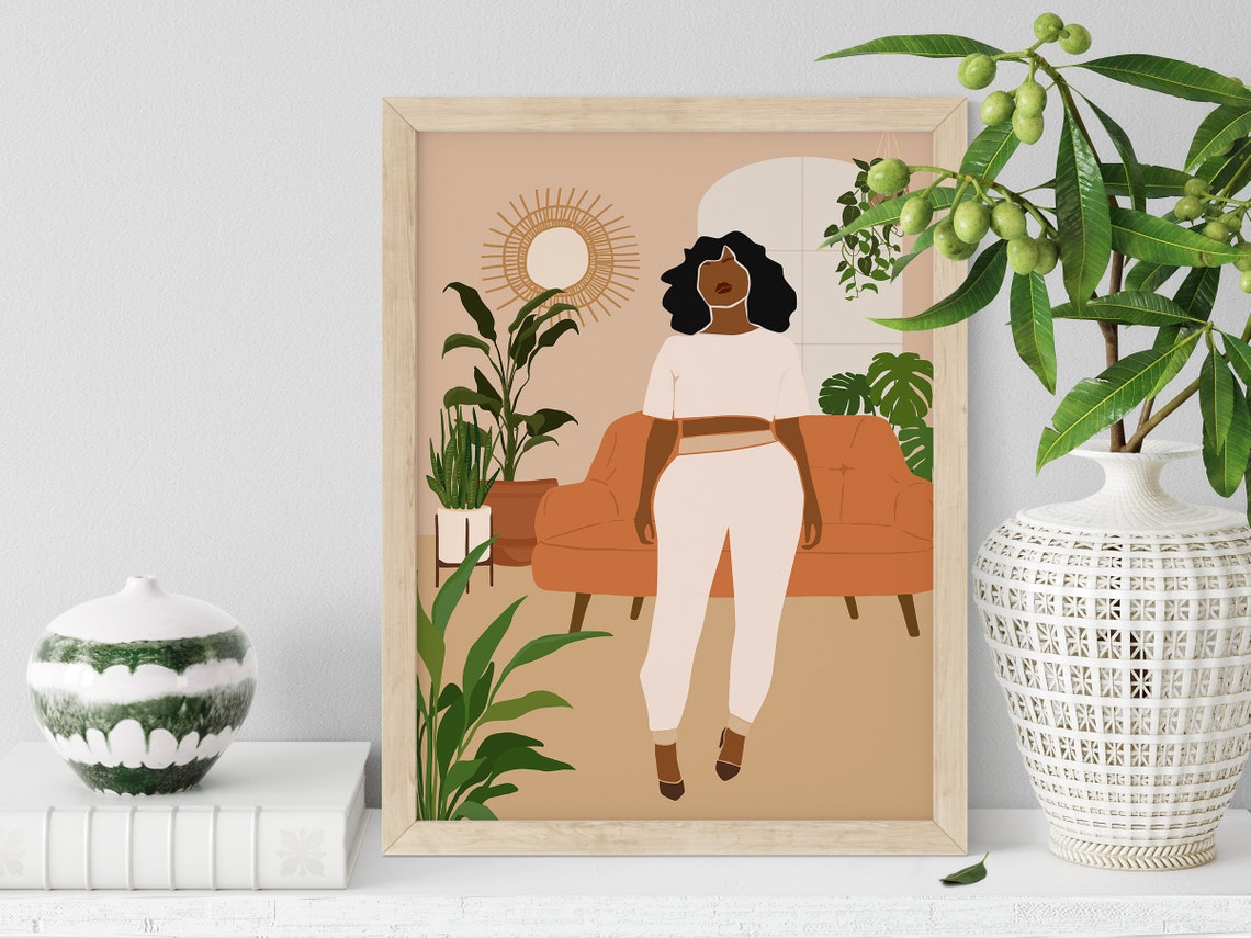 Big Girl Energy Terracotta Instant Download Lifestyle Wall Etsy