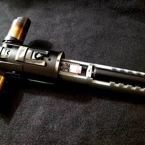 KR Sabers Crossguard Lightsaber Hilt ( CHASSIS ) Krossguard Kylo proffieboard neopixel DIY cfx krorssguard