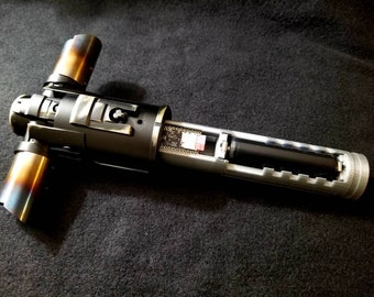 KR Sabers Crossguard Lightsaber Hilt ( CHASSIS ) Krossguard Kylo proffieboard neopixel DIY cfx krorssguard