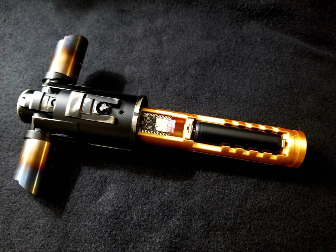 KR Sabers Crossguard Lightsaber Hilt CHASSIS Krossguard Etsy