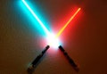 Lightsaber Cross WALL MOUNT Display Hilt Set