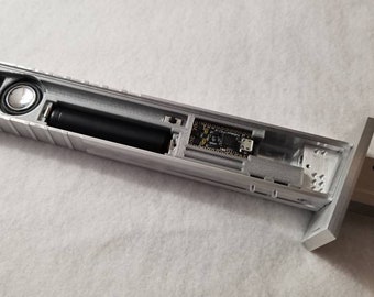 Nerfworxlab Solo's Hold Darksaber Lightsaber hilt Chassis for Proffieboard