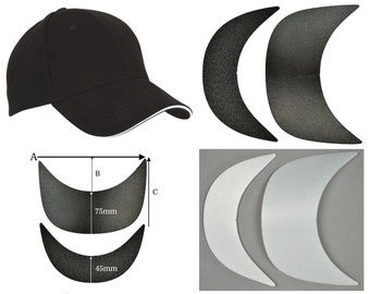 Visiera con visiera e visiera per cappello da baseball. Riparazione di componenti di ricambio