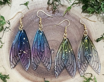 Magical Faerie Wing Dangle Earrings