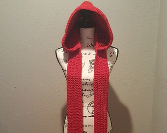 Hooded Scarf, Scoodie (Cherry Pie)