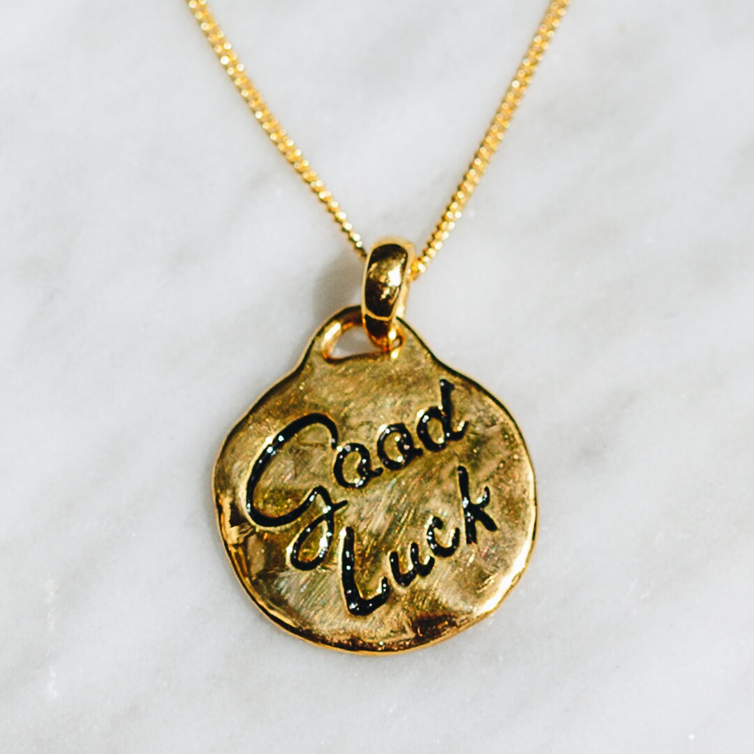 Good Luck Necklace 24K Gold Plated Best 