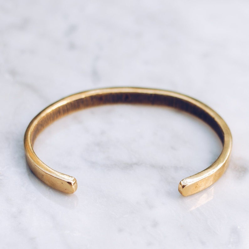 Brass Bracelet Men Gold Cuff Bracelet Mens Brass Bracelet Etsy
