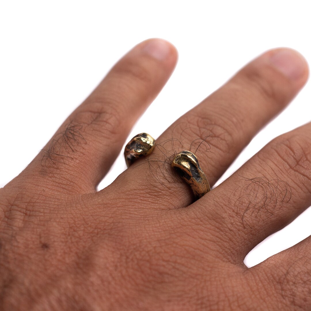 Anillo Plata Anillo De Coyote Retro Anubis God Ancient Egyptian