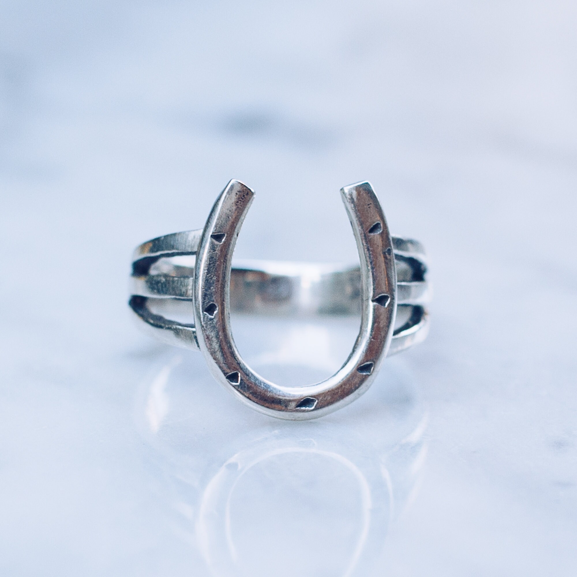 frank and easy sv shoe horse ring 8号 Easy Rider Ring in Silver