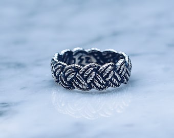 Western Wedding Bands |  Silver Western Twisted Rope Rings, Mens Rings, Band Rings, Mens and Womens Ring Size