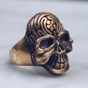 Large Skull Rings for Men | Mens Skull Ring, Gothic Ring, Chunky Skull Ring, Death Ring, Punk Rock Ring, Skull Rings