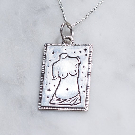 Venus Necklace 925 Sterling Silver | Roman Mythology, Greco Roman Jewelry, Mens Womens Venus Necklace