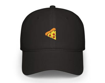 Pizzabaseballpet: grappige foodie-vaderhoed