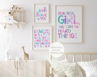 Girls Room Printable | Etsy