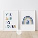 Baby Boy Nursery Set of 2 Prints Printable Wall Art Nursery - Etsy