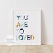 Baby Boy Nursery Set of 2 Prints Printable Wall Art Nursery - Etsy