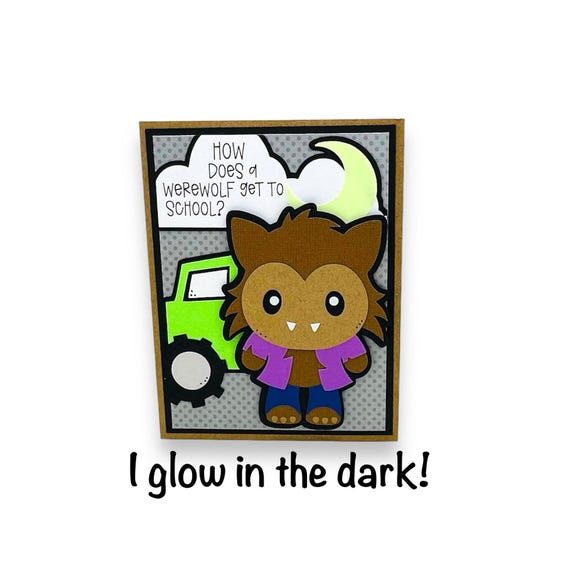 Glow In Dark Monster Cake | Greeting Card Glow In Dark Monster Cake | Greeting Card
