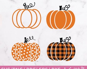 File di taglio SVG di zucca