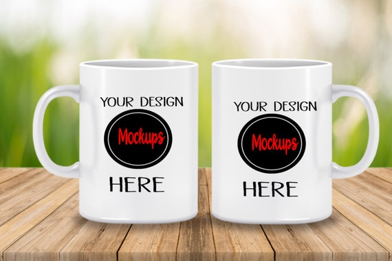 Couple Mug Mockuptwo Mockup White Mugs Mockupblank White Etsy