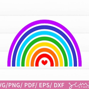 Rainbow SVG cut files/ rainbow cut files/ retro rainbow svg cut files/ rainbow clipart svg / rainbow color svg/ funny girl svg cut files