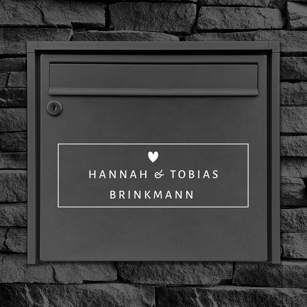 Mailbox Name Plate Etsy