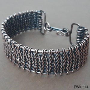 Copper wire wrapped bracelet in several sizes, handmade braided cuff, woven copper bracelet, bangle for women or for men