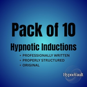 Pack of 10 Hypnotic Inductions Scripts Instant Download Hypnotherapy