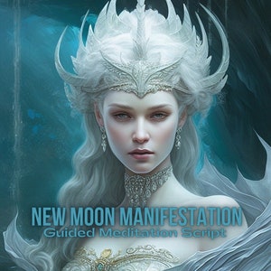 Guided Meditation Script New Moon Manifestation Women&#39;s Healing Circle metaphysical hypnosis
