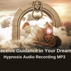 Receive Spiritual Guidance in Your Dreams Hypnosis Audio Recording MP3 Instant Download deep relaxation guided meditation for better sleep