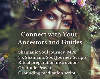 Shamanic Soul Journey Scripts Bundle Connect with Your Ancestors Healing  Healing Guided Meditation Deep Relaxation Hypnosis Audio Recording