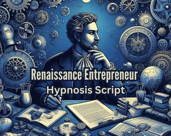 Hypnosis Script Renaissance Entrepreneur for creativity innovation full-session hypnotherapy script