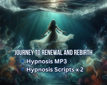 Hypnosis Session + Scripts: Journey to Renewal and Rebirth Practitioner's Resources Bundle