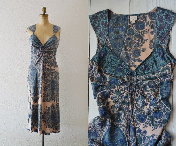 1990s Plenty by Tracy Reese silk dress / vintage s