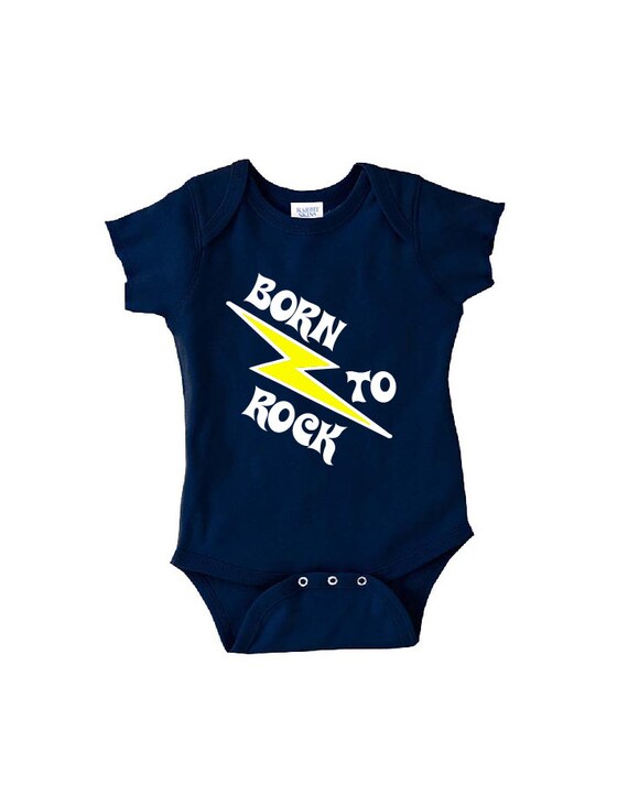 navy blue baby onesie