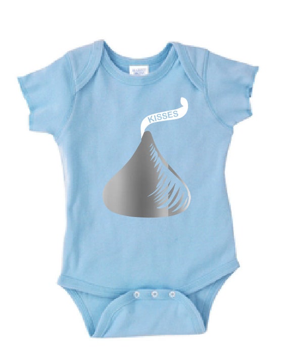 light blue baby onesie