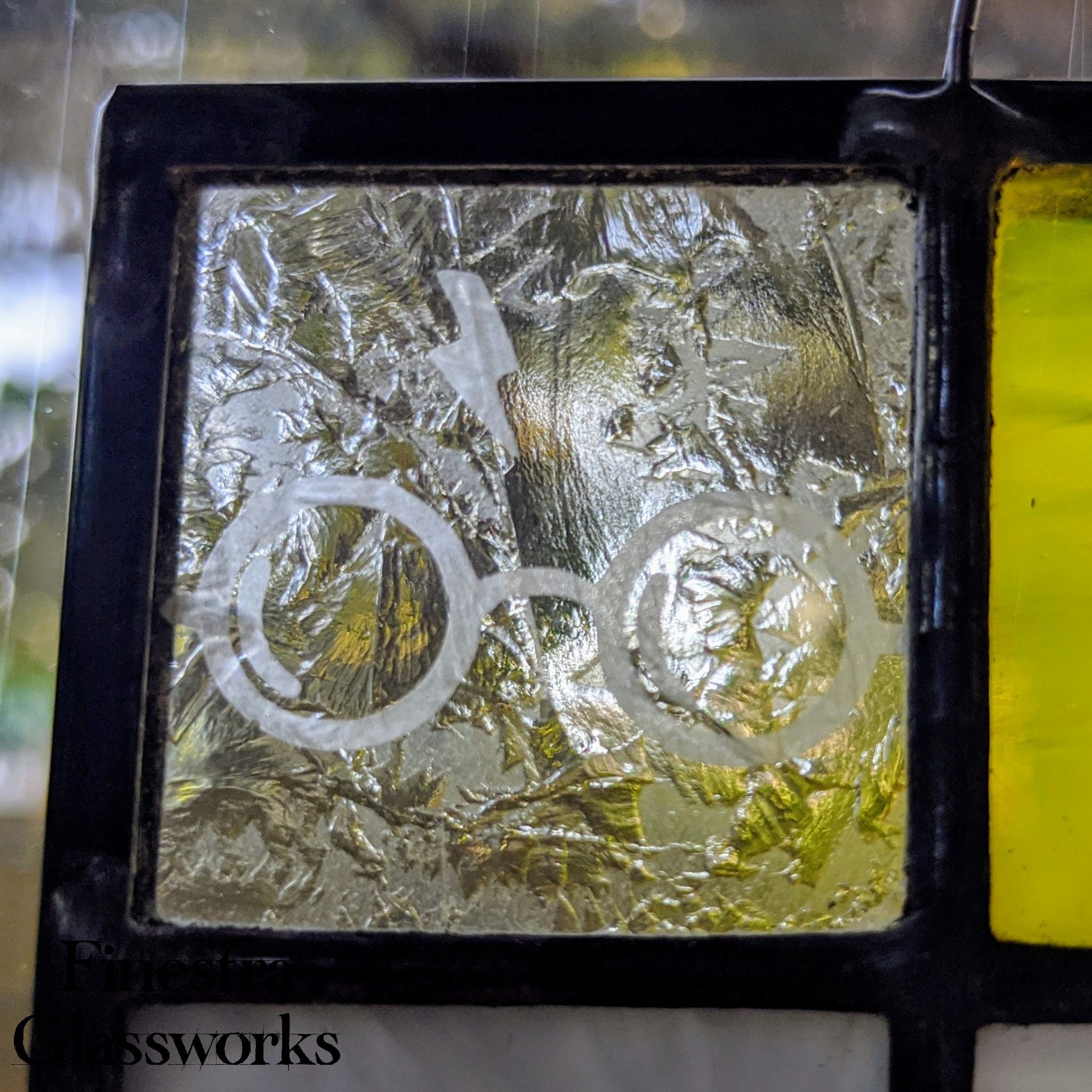 Custom Stained Glass Name Plate Sign in Wizarding School Themes