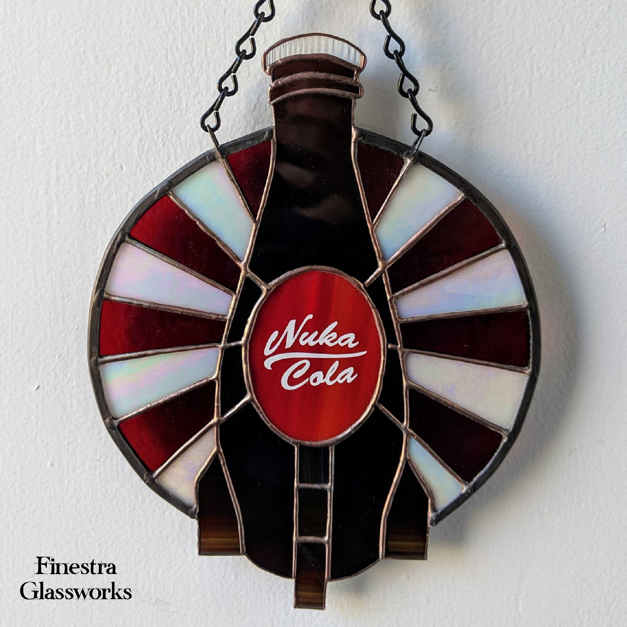 nuka cola stained glass lamps fallout 76