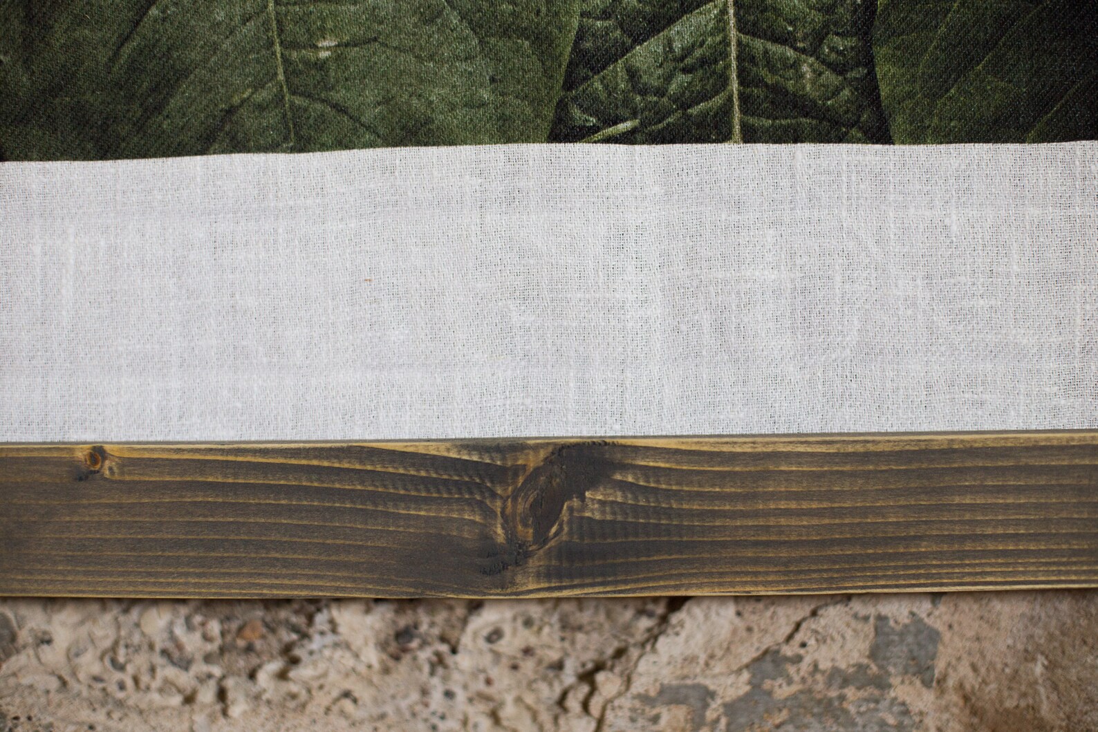 Linen wall art/print Fresh green Etsy